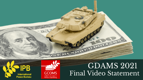 GDAMS 2021: Final Video Statement