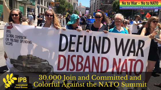 30.000 Join and Committed and Colorful Against the NATO Summit in Madrid