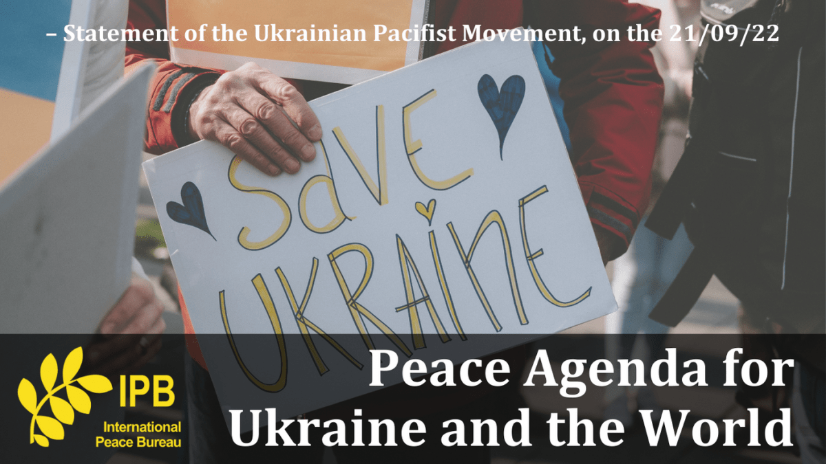 Peace Agenda for Ukraine and the World