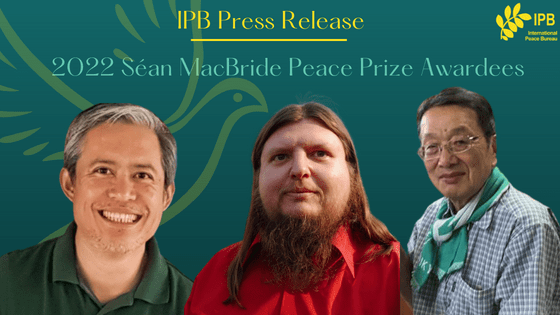 Press release: 2022 MacBride Peace Prize recipients